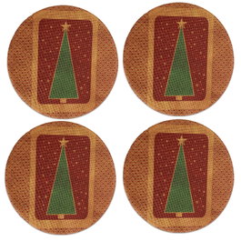 Hermia Set de 4 Salvamanteles Multicolor 37 cm